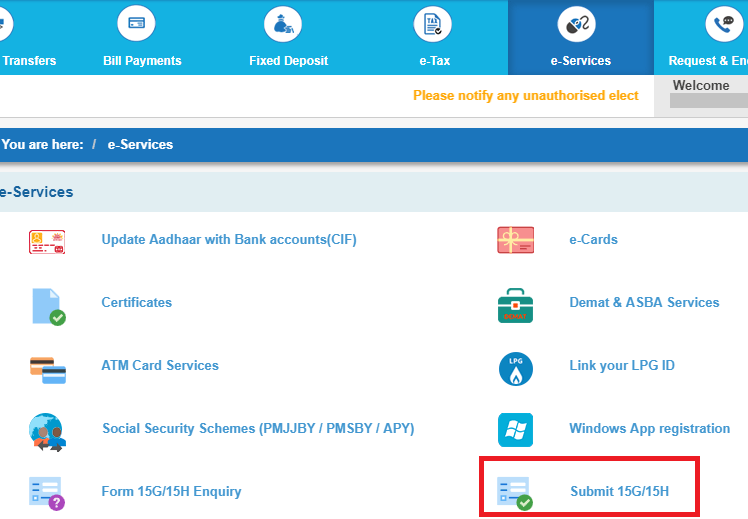 apply online how 15g sbi to for Form How Fill Fixed Deposits SBI to Online 15G